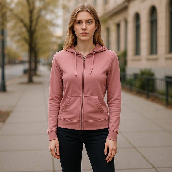 Pink Hoodie Yoga Workout Stretch Jacket
New - Picture 1 of 6